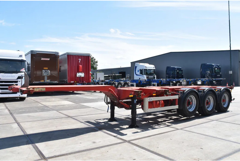 Nooteboom containerchassis - LIFT AXLE - DISC BRAKES - BPW AXLES - 2 x EXTENDABLE - - Container/ Wechselfahrgestell Auflieger: das Bild 5 Nooteboom containerchassis - LIFT AXLE - DISC BRAKES - BPW AXLES - 2 x EXTENDABLE - - Container/ Wechselfahrgestell Auflieger: das Bild 5