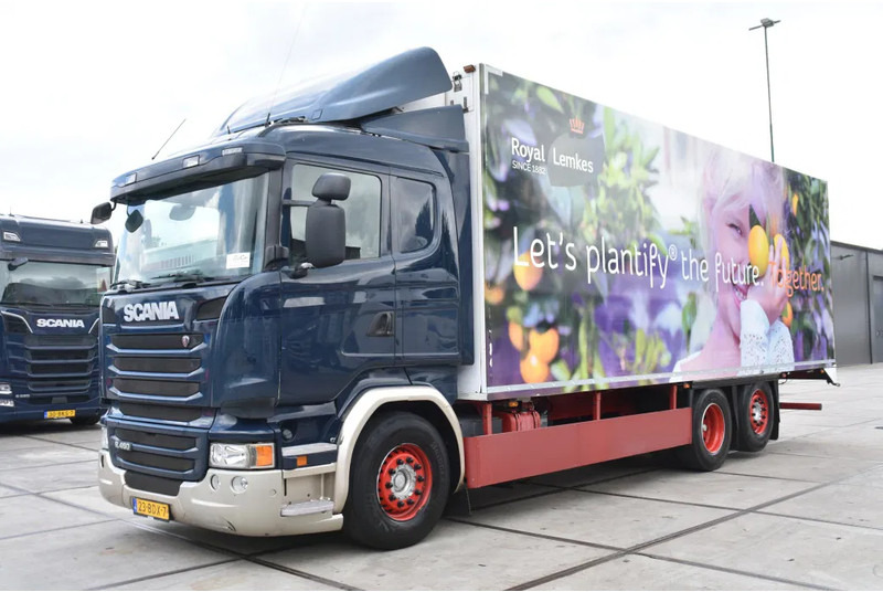 Scania R450 HL 6x2 + THERMO KING TS-300 - RETARDER - WHEELBASE: 510 CM - AIRCO - - Kühlkoffer LKW: das Bild 2 Scania R450 HL 6x2 + THERMO KING TS-300 - RETARDER - WHEELBASE: 510 CM - AIRCO - - Kühlkoffer LKW: das Bild 2