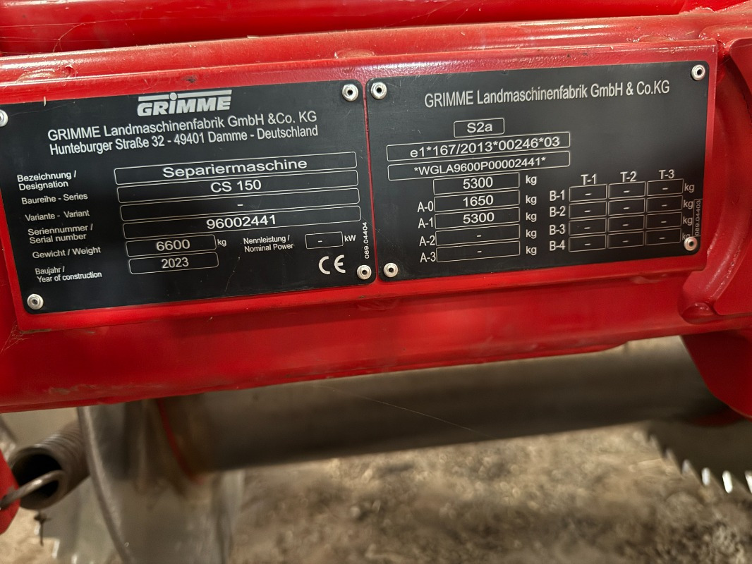 Grimme CS-170 RotaPower XL - Kartoffelroder: das Bild 2 Grimme CS-170 RotaPower XL - Kartoffelroder: das Bild 2