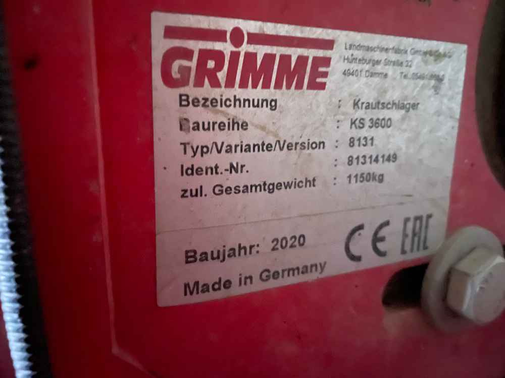 Grimme KS 3600 - Erntemaschine: das Bild 2 Grimme KS 3600 - Erntemaschine: das Bild 2