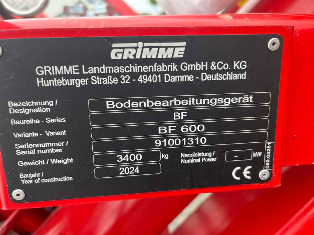 Grimme BF - Zubehör für Erntemaschine: das Bild 2 Grimme BF - Zubehör für Erntemaschine: das Bild 2