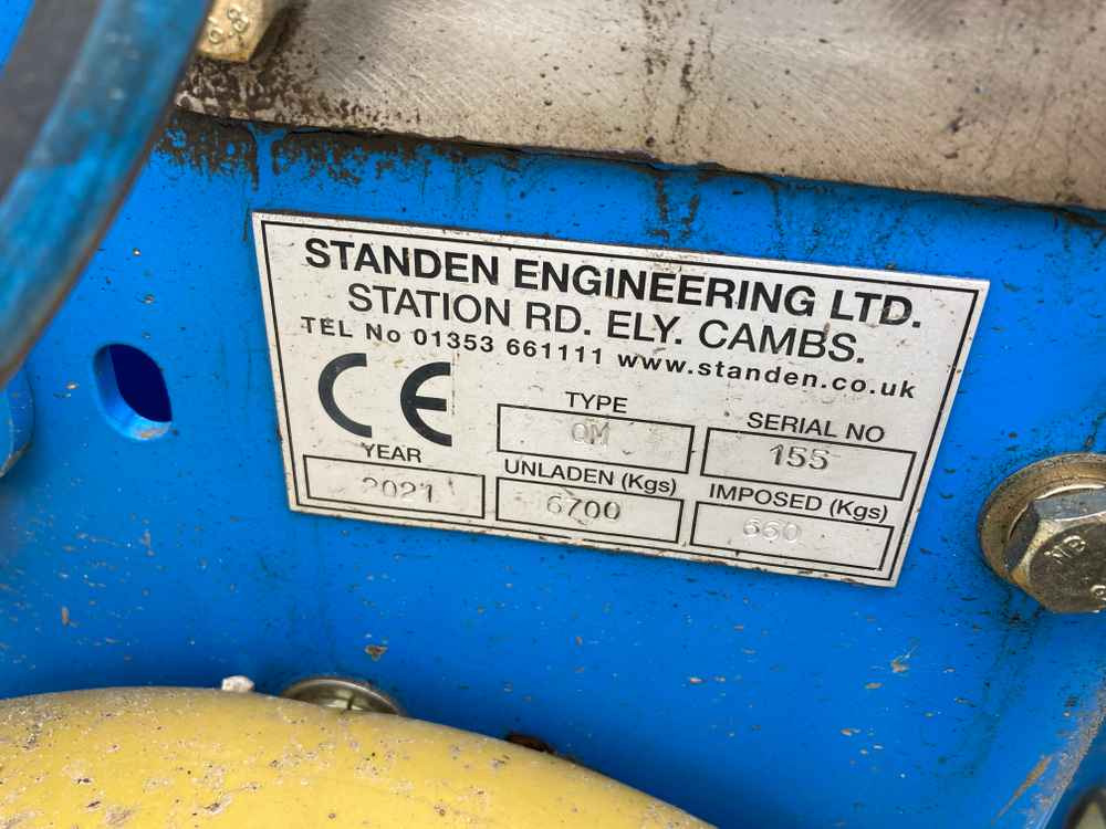 Standen Standen QM 2 Row Trailed Potato Harvester - Erntemaschine: das Bild 2 Standen Standen QM 2 Row Trailed Potato Harvester - Erntemaschine: das Bild 2