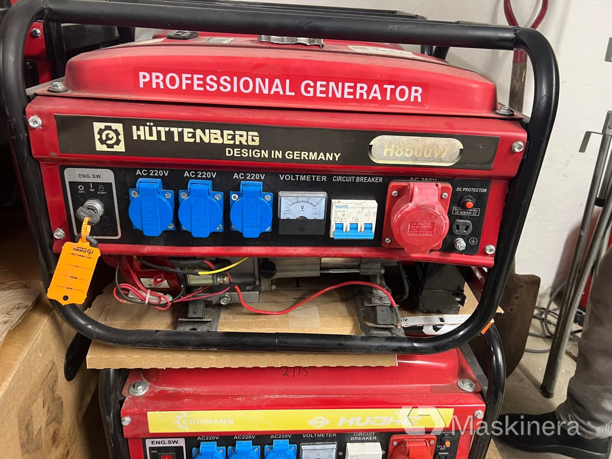 Elverk Huttenberg H8500W - Stromgenerator: das Bild 4 Elverk Huttenberg H8500W - Stromgenerator: das Bild 4