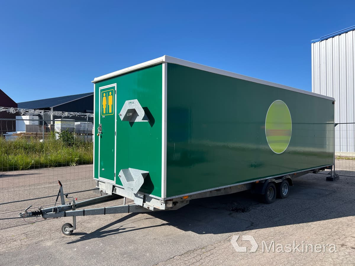 Godik Toalettvagn 10 personer - Wohncontainer, Anhänger: das Bild 1 Godik Toalettvagn 10 personer - Wohncontainer, Anhänger: das Bild 1