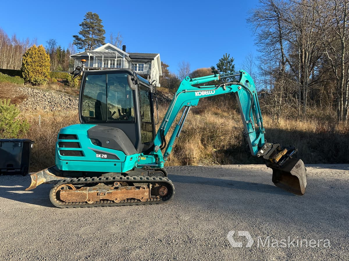 Kettenbagger Grävmaskin Kobelco SK26: das Bild 6