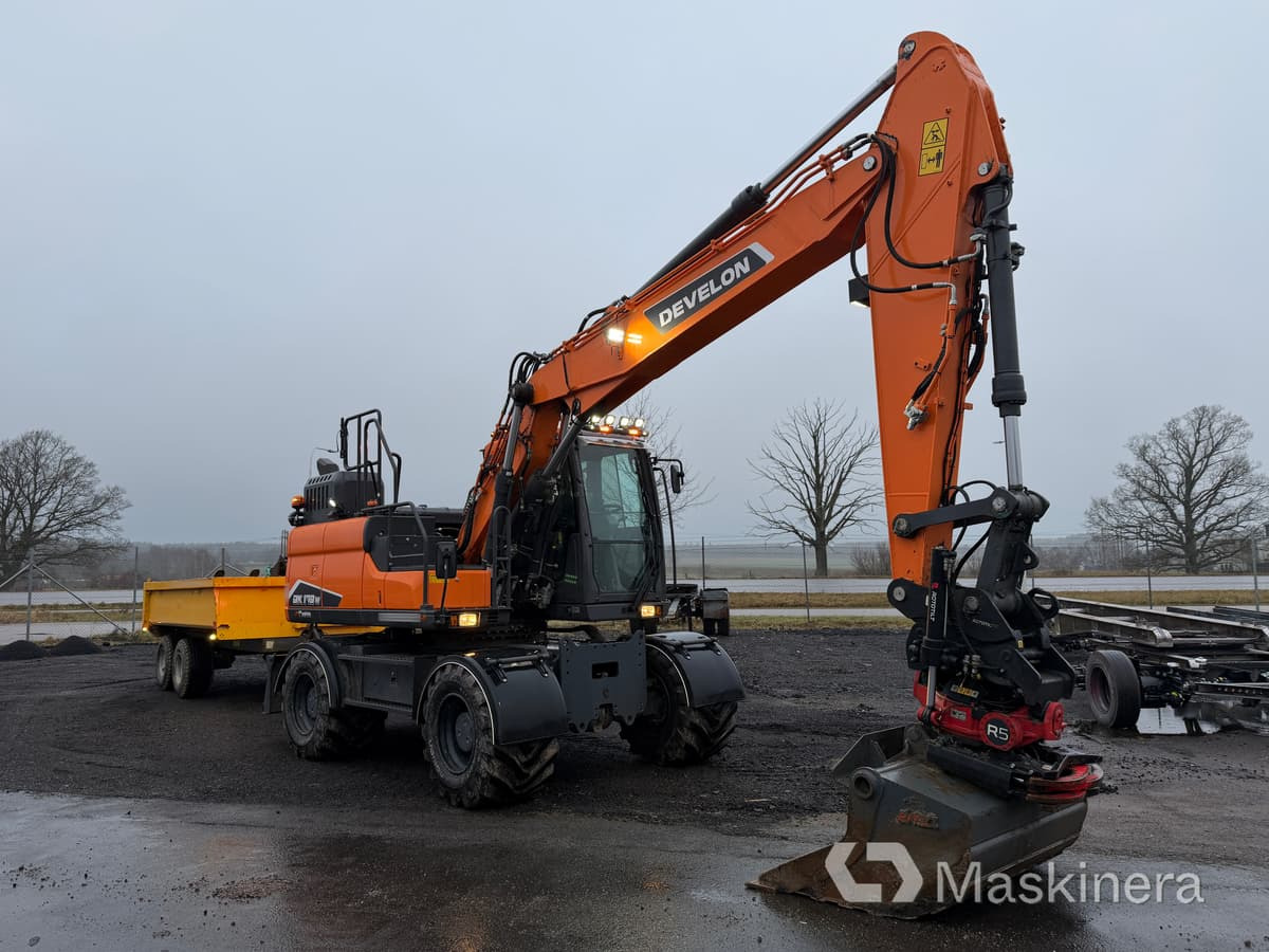 Hjulgrävare Develon DX170W-7 med tillbehör - Kettenbagger: das Bild 3 Hjulgrävare Develon DX170W-7 med tillbehör - Kettenbagger: das Bild 3