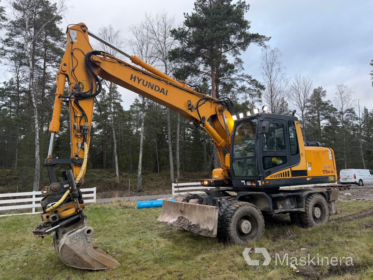Hjulgrävare Hyundai Robex 170W-7A - Kettenbagger: das Bild 1 Hjulgrävare Hyundai Robex 170W-7A - Kettenbagger: das Bild 1