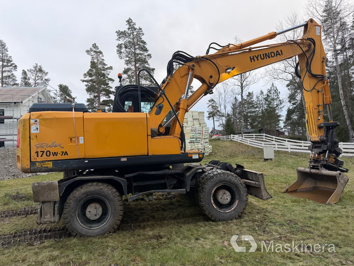 Hjulgrävare Hyundai Robex 170W-7A - Kettenbagger: das Bild 4 Hjulgrävare Hyundai Robex 170W-7A - Kettenbagger: das Bild 4