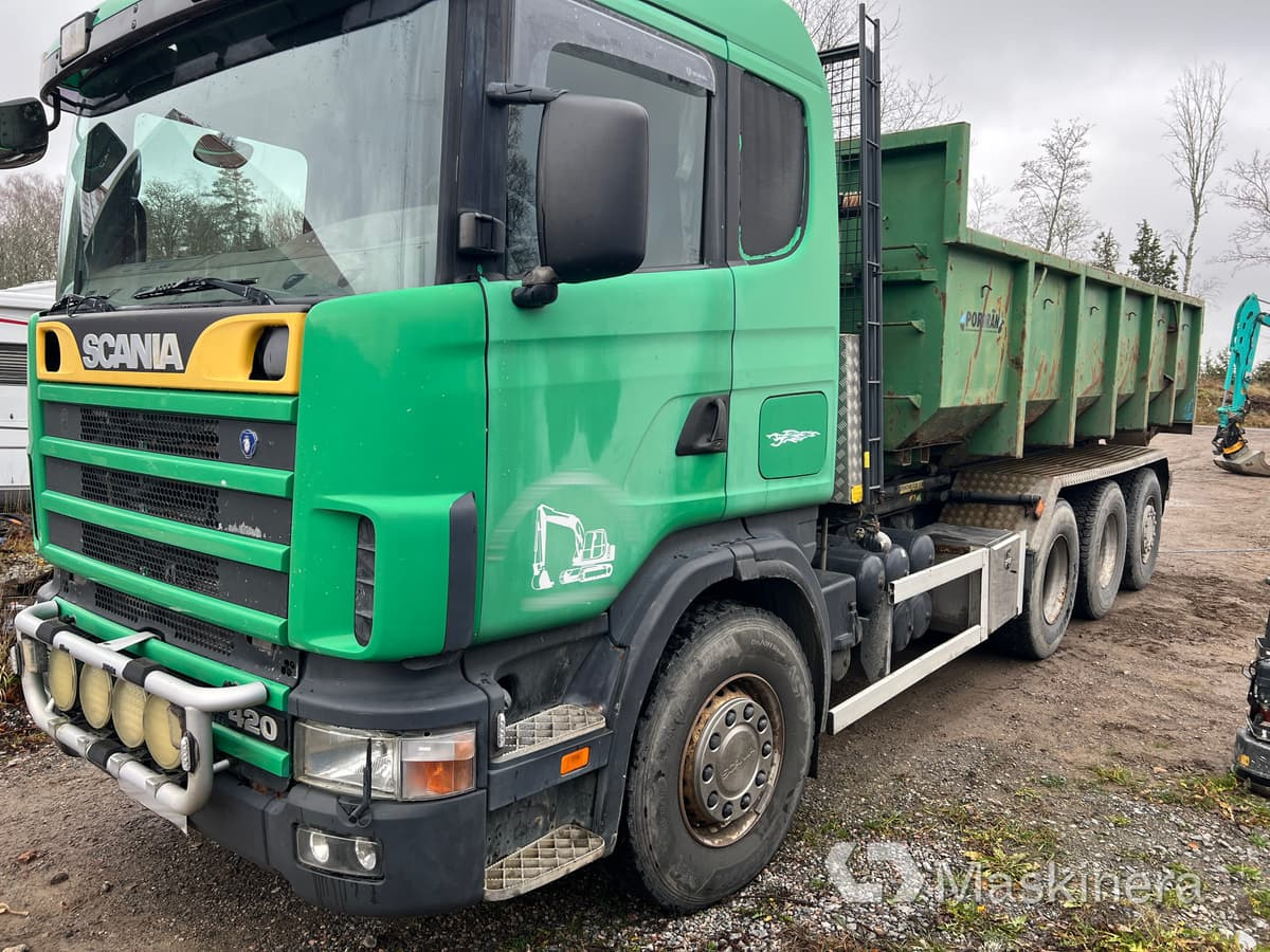 Lastväxlare Scania R124GB8X4 - Abrollkipper: das Bild 3 Lastväxlare Scania R124GB8X4 - Abrollkipper: das Bild 3