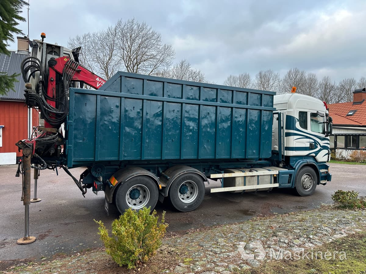 SCANIA R500LB6X4HHA Lastväxlare Scania R500 med FTG V10CX kran - Abrollkipper: das Bild 5 SCANIA R500LB6X4HHA Lastväxlare Scania R500 med FTG V10CX kran - Abrollkipper: das Bild 5
