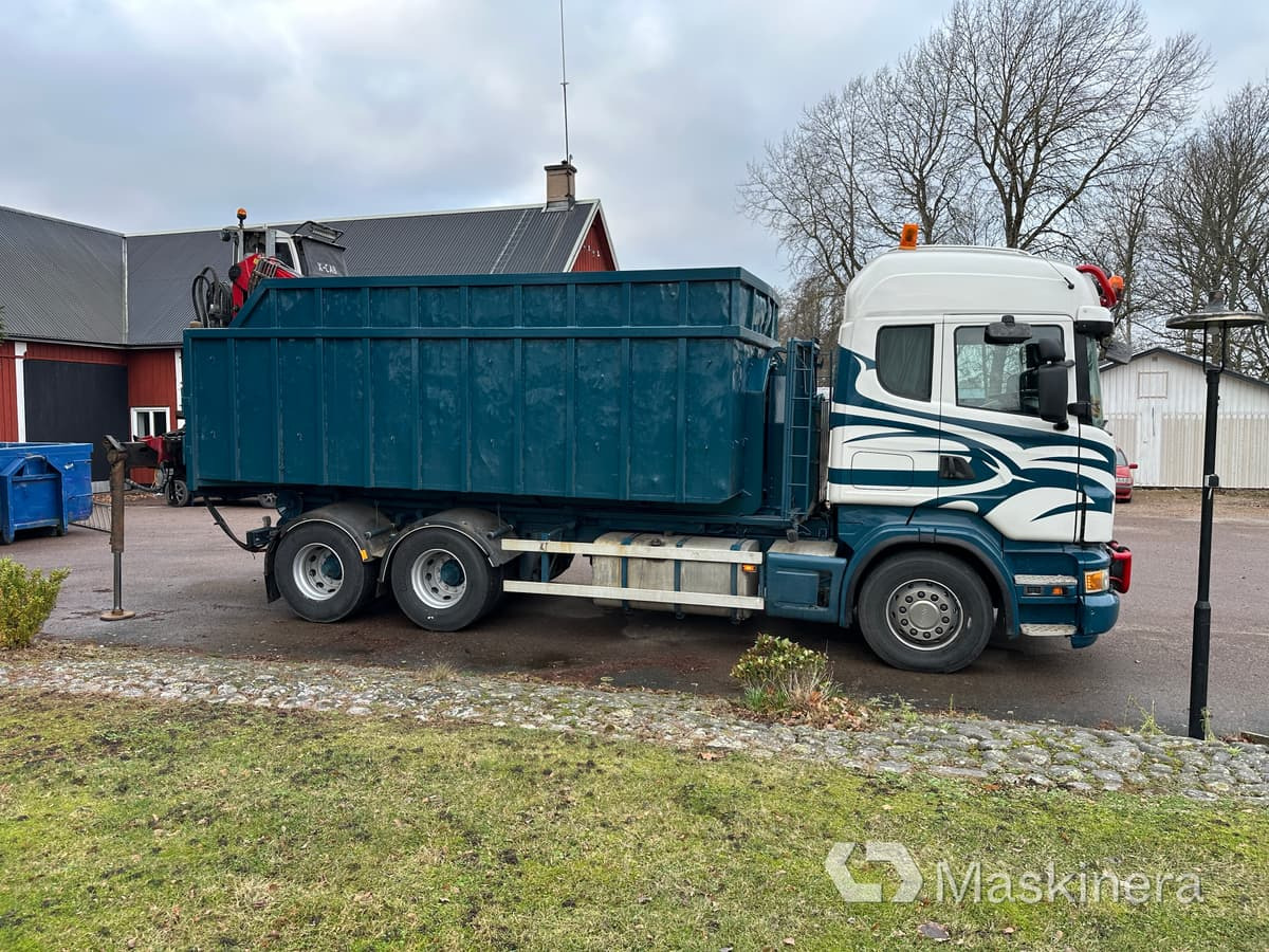 SCANIA R500LB6X4HHA Lastväxlare Scania R500 med FTG V10CX kran - Abrollkipper: das Bild 4 SCANIA R500LB6X4HHA Lastväxlare Scania R500 med FTG V10CX kran - Abrollkipper: das Bild 4