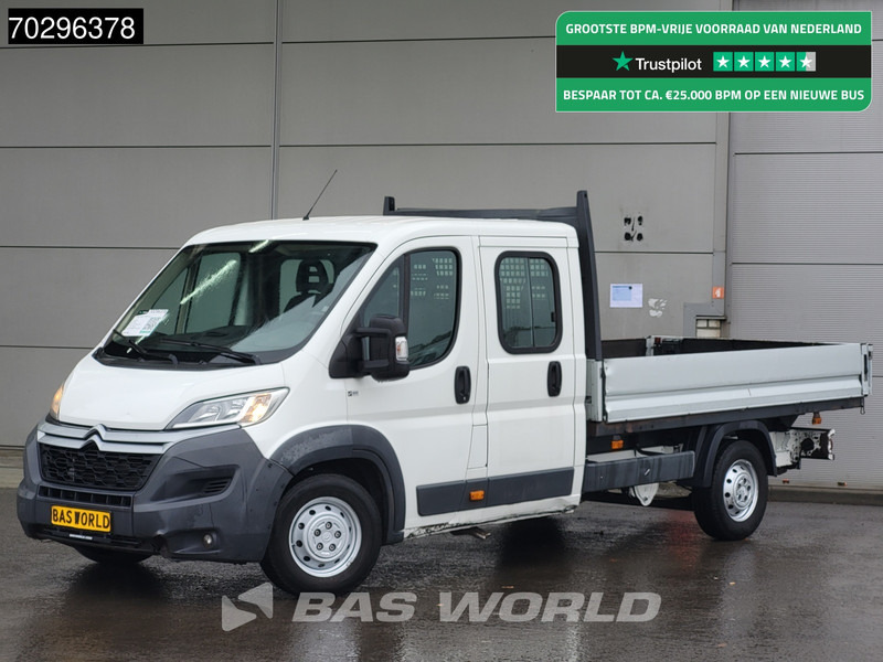 Citroën Jumper 130PK Open Laadbak Dubbel Cabine Trekhaak Airco Cruise Euro6 Pritsche Pickup Open Box Airco Trekhaak Cruise control - Pritsche Transporter: das Bild 1 Citroën Jumper 130PK Open Laadbak Dubbel Cabine Trekhaak Airco Cruise Euro6 Pritsche Pickup Open Box Airco Trekhaak Cruise control - Pritsche Transporter: das Bild 1