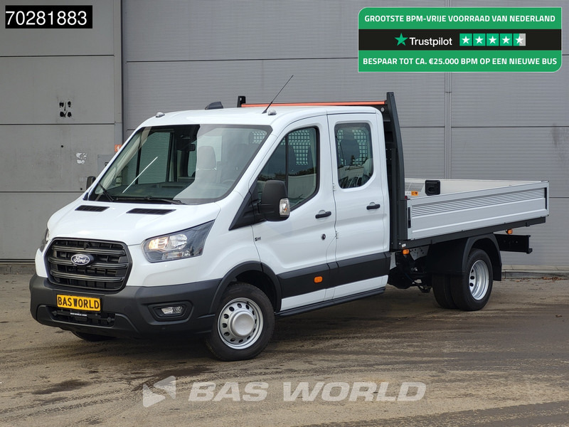 Ford Transit 165pk Automaat Dubbel Cabine Open Laadbak 3,5t Trekhaak Dubbellucht 165PK Airco Cruise Camera Parkeersensoren Euro6 Pritsche Pic - Pritsche Transporter: das Bild 1 Ford Transit 165pk Automaat Dubbel Cabine Open Laadbak 3,5t Trekhaak Dubbellucht 165PK Airco Cruise Camera Parkeersensoren Euro6 Pritsche Pic - Pritsche Transporter: das Bild 1