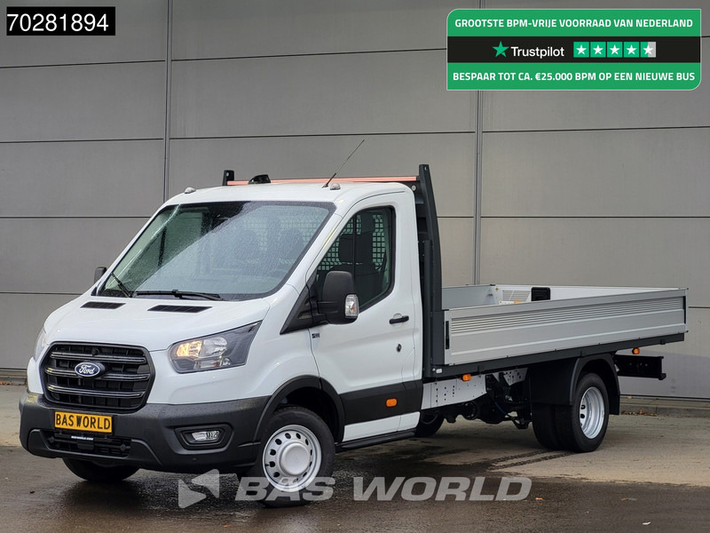 Ford Transit 165pk Open Laadbak 3,5t Trekhaak Dubbellucht Airco Cruise Camera Parkeersensoren Euro6 Pritsche Pickup Airco Trekhaak Cruise con - Pritsche Transporter: das Bild 1 Ford Transit 165pk Open Laadbak 3,5t Trekhaak Dubbellucht Airco Cruise Camera Parkeersensoren Euro6 Pritsche Pickup Airco Trekhaak Cruise con - Pritsche Transporter: das Bild 1