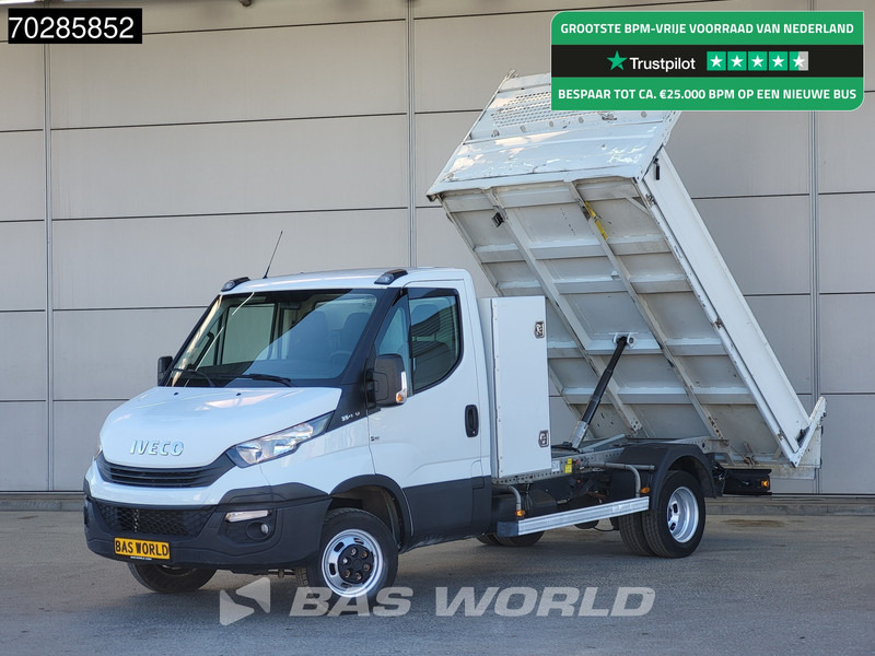 Iveco Daily 35C14 Open Laadbak met Kist Dubbellucht 3,5t Trekhaak Airco Cruise Euro6 Pritsche Pickup Open Box Airco Trekhaak Cruise control - Pritsche Transporter: das Bild 1 Iveco Daily 35C14 Open Laadbak met Kist Dubbellucht 3,5t Trekhaak Airco Cruise Euro6 Pritsche Pickup Open Box Airco Trekhaak Cruise control - Pritsche Transporter: das Bild 1