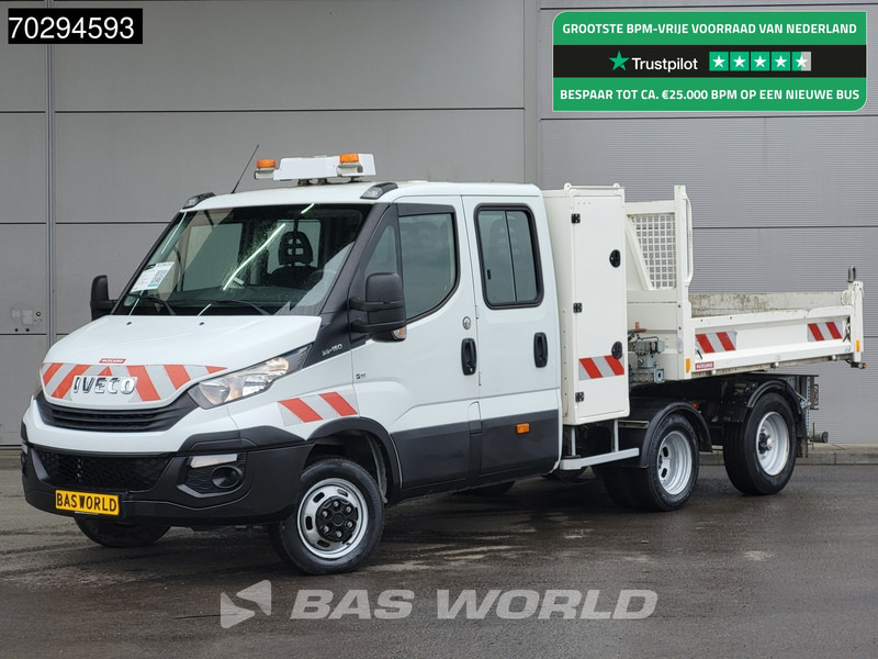 Iveco Daily 35C15 3.0L Kipper met Kist Maxicargo Airco Cruise Camera Euro6 Tipper Benne Kieper 2m3 Airco Dubbel cabine Cruise control - Kipper Transporter: das Bild 1 Iveco Daily 35C15 3.0L Kipper met Kist Maxicargo Airco Cruise Camera Euro6 Tipper Benne Kieper 2m3 Airco Dubbel cabine Cruise control - Kipper Transporter: das Bild 1