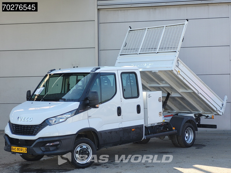 Iveco Daily 35C16 3.0L Dubbel Cabine Kipper met Kist 3,5t trekhaak Tipper Benne Kieper Airco Dubbel cabine Trekhaak Cruise control - Kipper Transporter: das Bild 1 Iveco Daily 35C16 3.0L Dubbel Cabine Kipper met Kist 3,5t trekhaak Tipper Benne Kieper Airco Dubbel cabine Trekhaak Cruise control - Kipper Transporter: das Bild 1