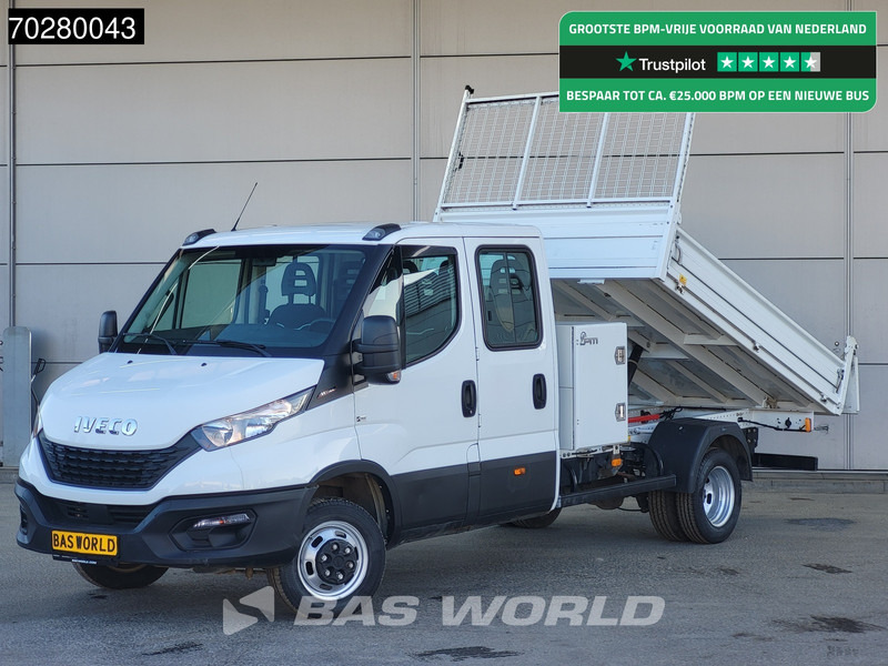 Iveco Daily 35C16 3.0L Kipper Dubbel Cabine met Kist 3,5t trekhaak Dubbellucht Airco Cruise Tipper Benne Kieper Airco Dubbel cabine Trekhaak - Kipper Transporter: das Bild 1 Iveco Daily 35C16 3.0L Kipper Dubbel Cabine met Kist 3,5t trekhaak Dubbellucht Airco Cruise Tipper Benne Kieper Airco Dubbel cabine Trekhaak - Kipper Transporter: das Bild 1