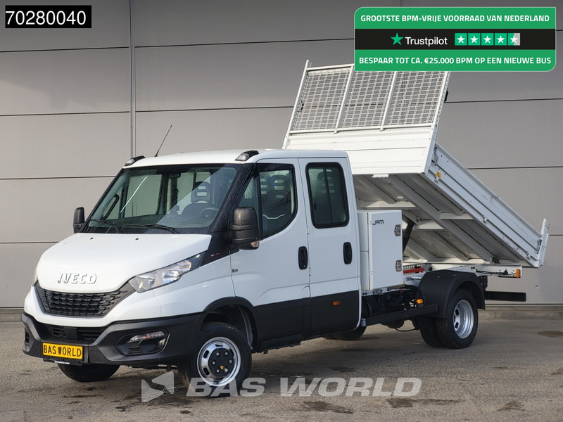 Iveco Daily 35C16 3.0L Kipper Dubbel Cabine met Kist 3,5t trekhaak Dubbellucht Airco Cruise Tipper Benne Kieper Airco Dubbel cabine Trekhaak - Kipper Transporter: das Bild 1 Iveco Daily 35C16 3.0L Kipper Dubbel Cabine met Kist 3,5t trekhaak Dubbellucht Airco Cruise Tipper Benne Kieper Airco Dubbel cabine Trekhaak - Kipper Transporter: das Bild 1