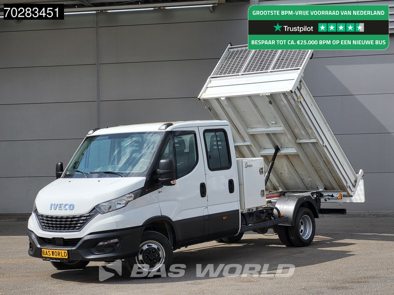 Iveco Daily 35C16 3.0L Kipper met Kist Dubbel Cabine Dubbellucht 3,5t Trekhaak Airco Cruise Euro6 Kieper Tipper Benne Airco Trekhaak Cruise - Kipper Transporter: das Bild 1 Iveco Daily 35C16 3.0L Kipper met Kist Dubbel Cabine Dubbellucht 3,5t Trekhaak Airco Cruise Euro6 Kieper Tipper Benne Airco Trekhaak Cruise - Kipper Transporter: das Bild 1