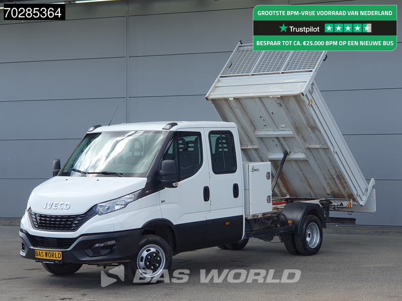 Iveco Daily 35C16 3.0L Open Laadbak met Kist Dubbel Cabine Dubbellucht 3,5t Trekhaak Airco Cruise Euro6 Pritsche Pickup Open Box 2m3 Airco T - Pritsche Transporter: das Bild 1 Iveco Daily 35C16 3.0L Open Laadbak met Kist Dubbel Cabine Dubbellucht 3,5t Trekhaak Airco Cruise Euro6 Pritsche Pickup Open Box 2m3 Airco T - Pritsche Transporter: das Bild 1