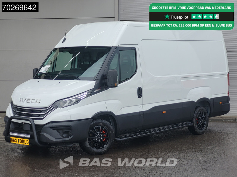 Iveco Daily 35S21 3.0L Automaat Black Edition 2025 model L2H2 Trekhaak Tacho ACC LED CarPlay Velgen Camera 12m3 Airco Trekhaak - Kastenwagen: das Bild 1 Iveco Daily 35S21 3.0L Automaat Black Edition 2025 model L2H2 Trekhaak Tacho ACC LED CarPlay Velgen Camera 12m3 Airco Trekhaak - Kastenwagen: das Bild 1