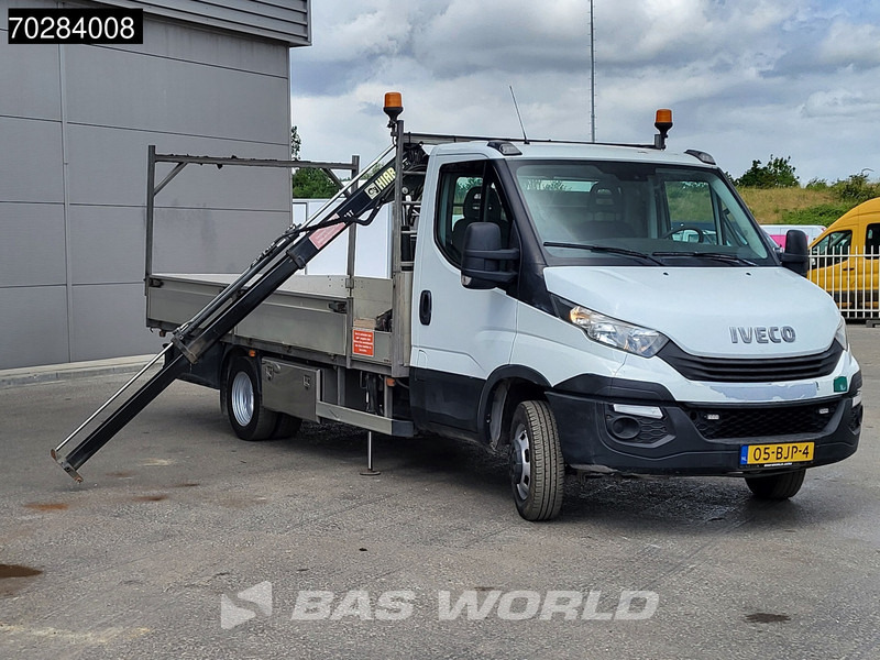 Pritsche Transporter Iveco Daily 50C15 3.0L Euro6 Kraanwagen HIAB 013T PTO 3,5t Trekhaak Airco Cruise Kraan Crane Kranwagen Pickup Pritsche Airco Trekhaak Cruise: das Bild 1