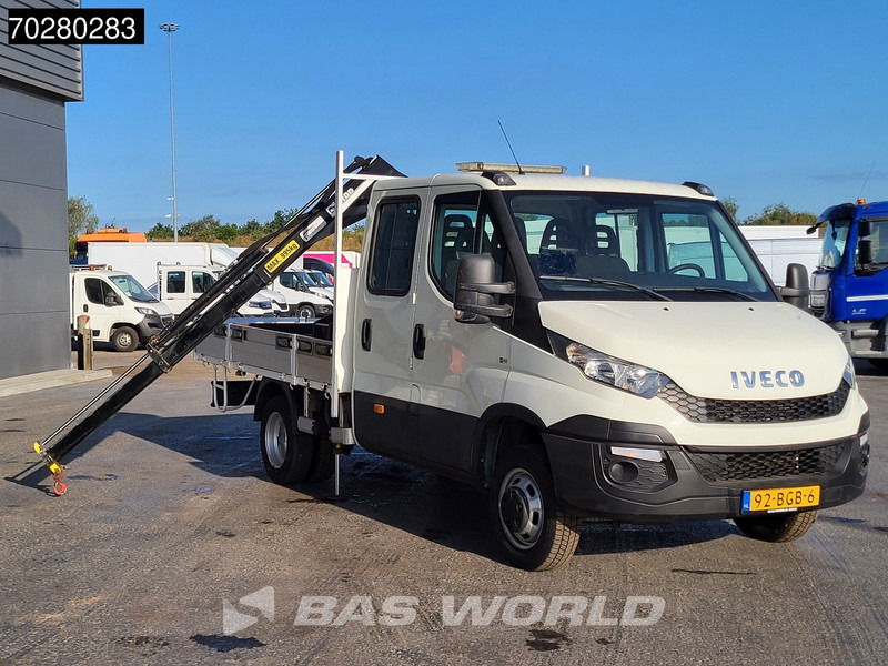 Iveco Daily 50C17 3,0L Automaat 170PK HIAB 017T-2 DC Open laadbak Dubbellucht Airco Euro6 Pickup Crane Kraanwagen Kranwagen Pritsche Airco D - Pritsche Transporter: das Bild 3 Iveco Daily 50C17 3,0L Automaat 170PK HIAB 017T-2 DC Open laadbak Dubbellucht Airco Euro6 Pickup Crane Kraanwagen Kranwagen Pritsche Airco D - Pritsche Transporter: das Bild 3