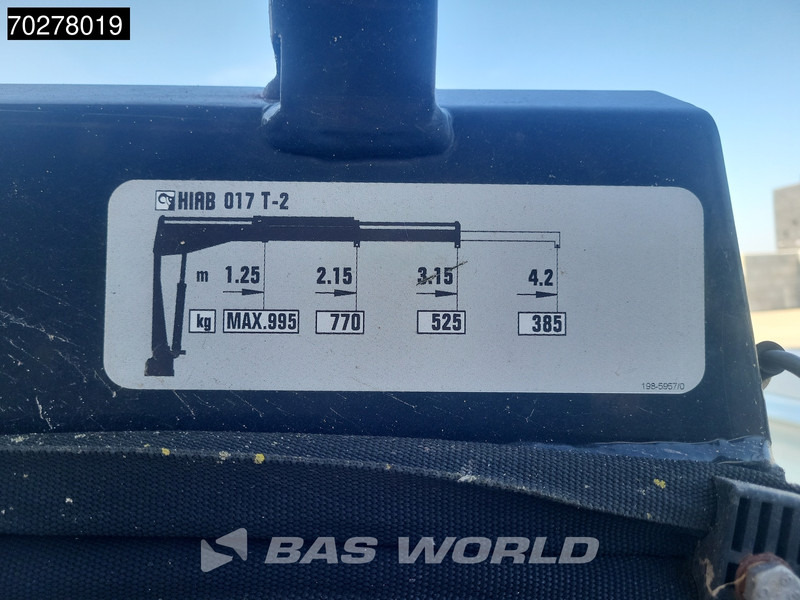 Pritsche Transporter Iveco Daily 50C17 3.0L Automaat DC Open laadbak Kraan Hiab 017T-2 Airco APK 10-2025 Pickup Crane Kraanwagen Pritsche Airco Dubbel cabine: das Bild 11