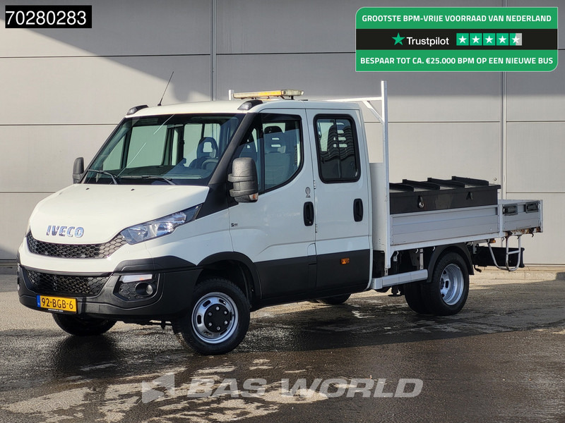 Iveco Daily 50C17 3,0L Automaat HIAB 017T-2 DC Open laadbak Dubbellucht Airco Euro6 Pickup Crane Kraanwagen Pritsche Airco Dubbel cabine - Pritsche Transporter: das Bild 1 Iveco Daily 50C17 3,0L Automaat HIAB 017T-2 DC Open laadbak Dubbellucht Airco Euro6 Pickup Crane Kraanwagen Pritsche Airco Dubbel cabine - Pritsche Transporter: das Bild 1