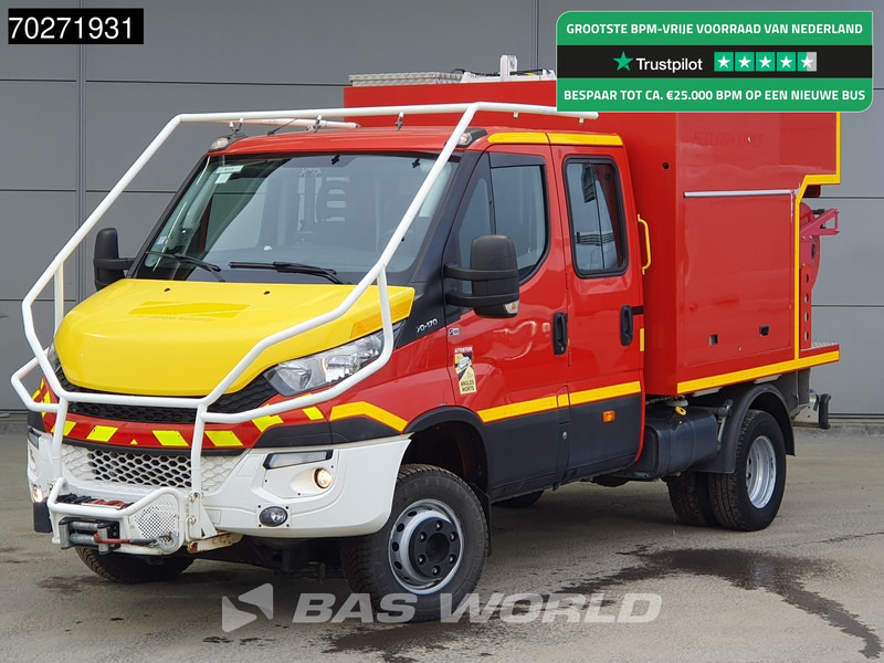 Iveco Daily 70C17 4x4 Achleitner Firetruck Brandweerwagen AWD Allrad Camper 1200liter Airco Dubbel cabine Trekhaak Cruise control - Krankenwagen: das Bild 1 Iveco Daily 70C17 4x4 Achleitner Firetruck Brandweerwagen AWD Allrad Camper 1200liter Airco Dubbel cabine Trekhaak Cruise control - Krankenwagen: das Bild 1