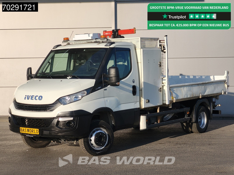 Iveco Daily 70C18 3.0L Open Laadbak 500KG Kraan Kraanwagen Open Laadbak 3,5t Trekhaak Airco Cruise Euro6 Kraan Crane Kranwagen Pritsche Pick - Pritsche Transporter: das Bild 1 Iveco Daily 70C18 3.0L Open Laadbak 500KG Kraan Kraanwagen Open Laadbak 3,5t Trekhaak Airco Cruise Euro6 Kraan Crane Kranwagen Pritsche Pick - Pritsche Transporter: das Bild 1