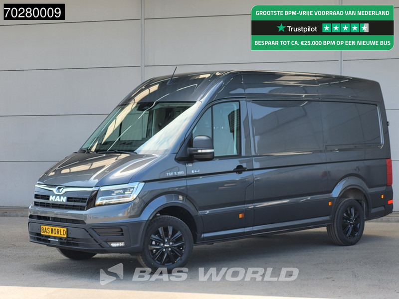 MAN TGE 3.180 4x4 Automaat 2025 Facelift L3H3 LED ACC Navi Airco Cruise Camera Parkeersensoren L2H2 Allrad 4WD 12m3 Airco - Kastenwagen: das Bild 1 MAN TGE 3.180 4x4 Automaat 2025 Facelift L3H3 LED ACC Navi Airco Cruise Camera Parkeersensoren L2H2 Allrad 4WD 12m3 Airco - Kastenwagen: das Bild 1