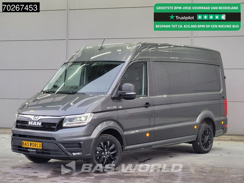 MAN TGE 3.180 Automaat 2025 model Facelift Black Edition L3H3 ACC Trekhaak L2H2 11m3 Airco Trekhaak - Kastenwagen: das Bild 1 MAN TGE 3.180 Automaat 2025 model Facelift Black Edition L3H3 ACC Trekhaak L2H2 11m3 Airco Trekhaak - Kastenwagen: das Bild 1