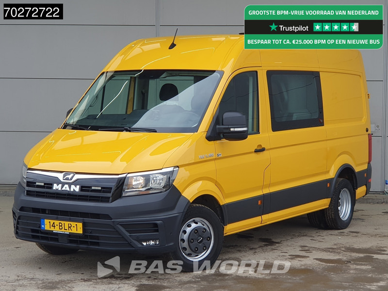 MAN TGE 5.180 Automaat Dubbel Cabine Dubbellucht Werkplaatsinrichting Trekhaak Omvormer Camera Parkeersensoren Airco Cruise L2H2 8m3 Airco Dub - Kastenwagen: das Bild 1 MAN TGE 5.180 Automaat Dubbel Cabine Dubbellucht Werkplaatsinrichting Trekhaak Omvormer Camera Parkeersensoren Airco Cruise L2H2 8m3 Airco Dub - Kastenwagen: das Bild 1