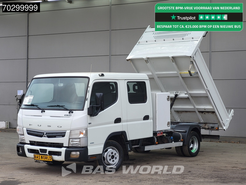 Mitsubishi Canter 3C15 3.0L Kipper met Kist Dubbel Cabine Dubbellucht 3,5t Trekhaak 150PK Airco Euro6 Tipper Benne Kieper Airco Trekhaak - Kipper Transporter: das Bild 1 Mitsubishi Canter 3C15 3.0L Kipper met Kist Dubbel Cabine Dubbellucht 3,5t Trekhaak 150PK Airco Euro6 Tipper Benne Kieper Airco Trekhaak - Kipper Transporter: das Bild 1