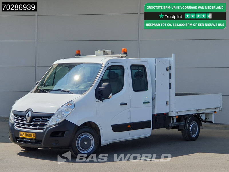 Renault Master 110PK Open Laadbak Kraanwagen HMF 52 Airco Cruise Euro6 Pickup Crane Kranwagen Pritsche Open Box Airco Cruise control - Pritsche Transporter: das Bild 1 Renault Master 110PK Open Laadbak Kraanwagen HMF 52 Airco Cruise Euro6 Pickup Crane Kranwagen Pritsche Open Box Airco Cruise control - Pritsche Transporter: das Bild 1