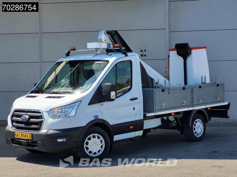 Ford Transit 130pk Hoogwerker 11meter Werkhoogte Trekhaak Airco Cruise Euro6 Nacelle Arbeitsbühne 1Personen Trekhaak Cruise control - Transporter: das Bild 3 Ford Transit 130pk Hoogwerker 11meter Werkhoogte Trekhaak Airco Cruise Euro6 Nacelle Arbeitsbühne 1Personen Trekhaak Cruise control - Transporter: das Bild 3