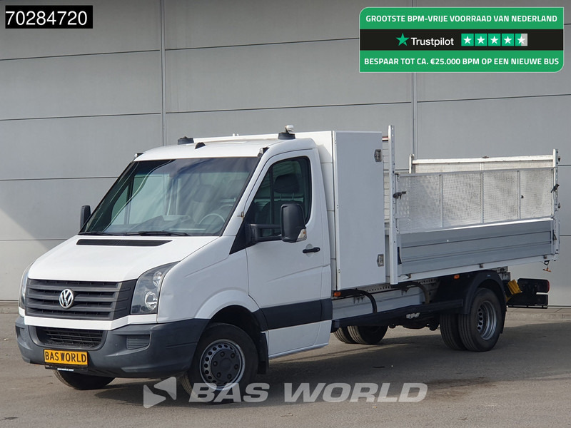 Volkswagen Crafter 136pk Open Laadbak met Kist Dubbellucht 3,5t Trekhaak Airco Euro6 Tipper Benne Kieper Airco Trekhaak - Pritsche Transporter: das Bild 1 Volkswagen Crafter 136pk Open Laadbak met Kist Dubbellucht 3,5t Trekhaak Airco Euro6 Tipper Benne Kieper Airco Trekhaak - Pritsche Transporter: das Bild 1