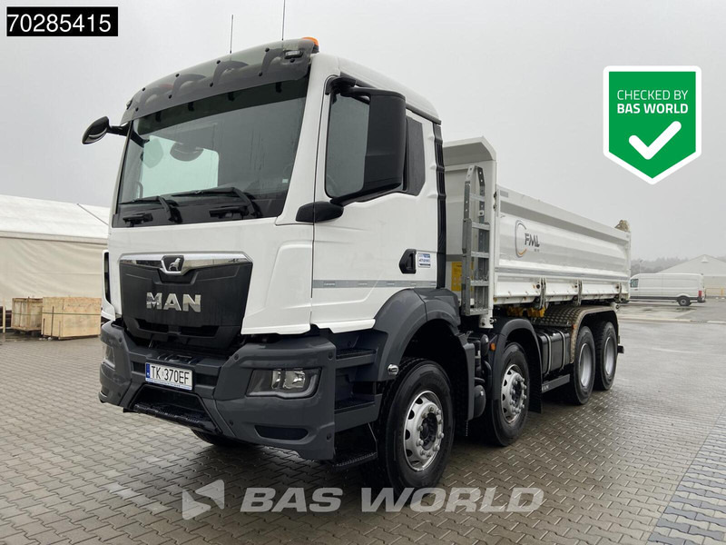 MAN TGS 35.440 TGS 8X4 14m2 3-Way kipper Hardox Big-Axle Steel-suspension Euro 6 - Kipper: das Bild 1 MAN TGS 35.440 TGS 8X4 14m2 3-Way kipper Hardox Big-Axle Steel-suspension Euro 6 - Kipper: das Bild 1