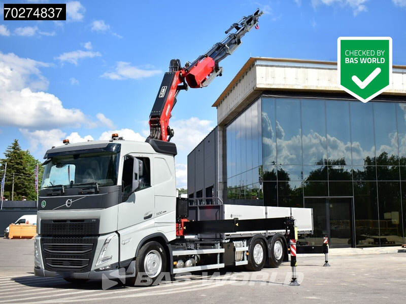 Volvo FH 500 6X2 Fassi F545RA Kran Crane VEB+ Lift-Lenkachse Euro 6 Fassi - Pritsche LKW, Autokran: das Bild 1 Volvo FH 500 6X2 Fassi F545RA Kran Crane VEB+ Lift-Lenkachse Euro 6 Fassi - Pritsche LKW, Autokran: das Bild 1