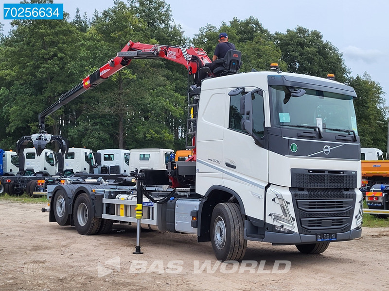 Volvo FH 500 6X2 PENZ 15Z9.50E Crane Hyva 20T HOOK Euro 6 - Abrollkipper, Autokran: das Bild 3 Volvo FH 500 6X2 PENZ 15Z9.50E Crane Hyva 20T HOOK Euro 6 - Abrollkipper, Autokran: das Bild 3