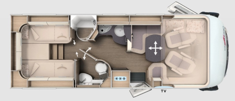 Integriertes Wohnmobil neu kaufen Carthago C1 Tourer Edition+ I 149 RB-LE: das Bild 19 Integriertes Wohnmobil neu kaufen Carthago C1 Tourer Edition+ I 149 RB-LE: das Bild 19