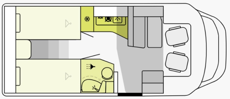 Etrusco T 6.9 SB - Teilintegriertes Wohnmobil: das Bild 1 Etrusco T 6.9 SB - Teilintegriertes Wohnmobil: das Bild 1