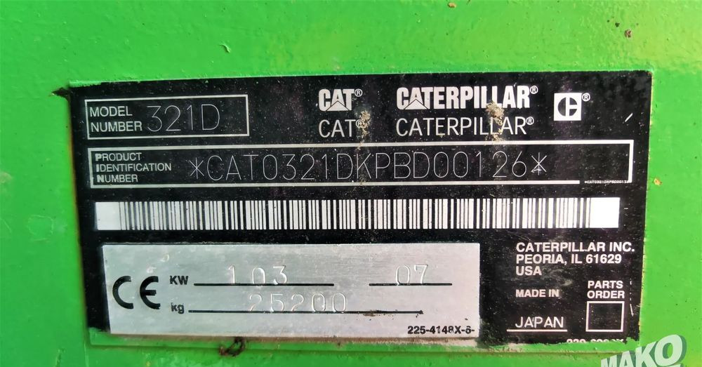 Caterpillar 321D - Kettenbagger: das Bild 4 Caterpillar 321D - Kettenbagger: das Bild 4