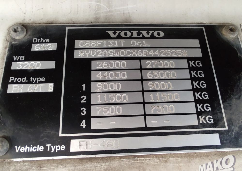 Sattelzugmaschine Volvo FH 13 480: das Bild 11
