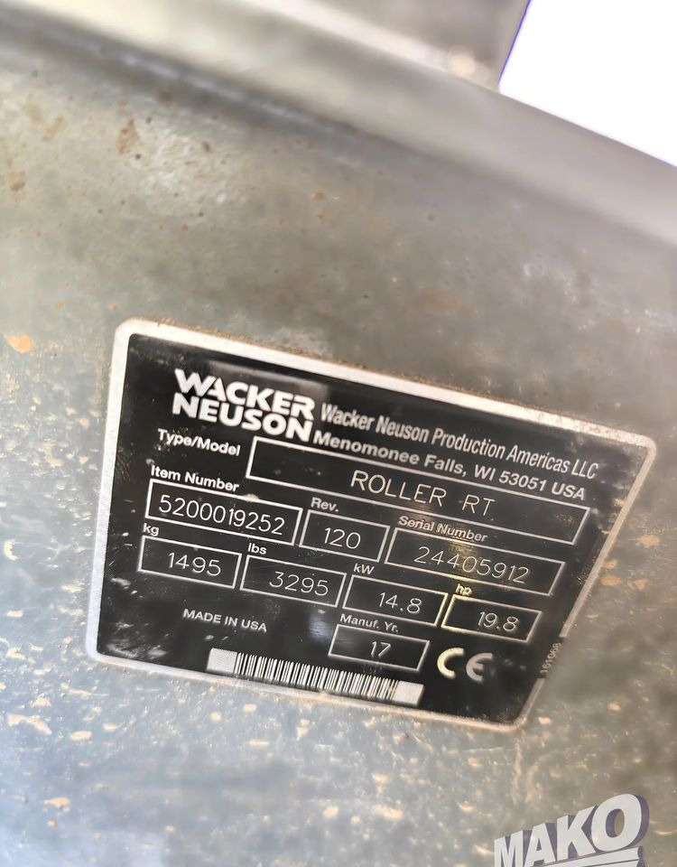 Walzen Wacker Neuson RTSC3: das Bild 12