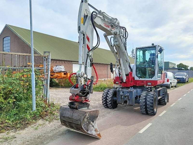 Mobilbagger Takeuchi TB 295 W mobiele graafmachine mobile excavator: das Bild 12