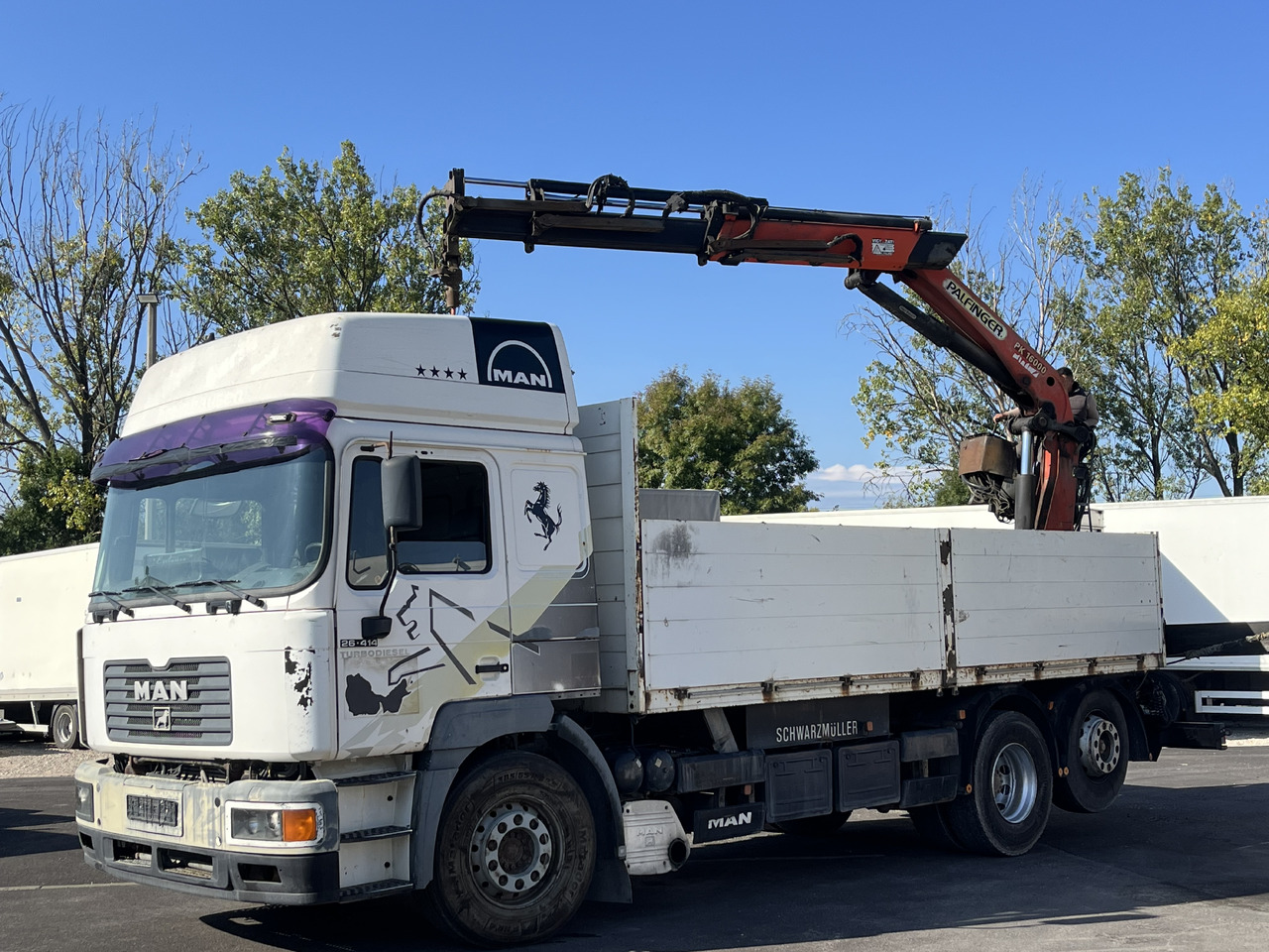 MAN F2000 26.413 Palfinger pk 16000 - Autokran: das Bild 1 MAN F2000 26.413 Palfinger pk 16000 - Autokran: das Bild 1