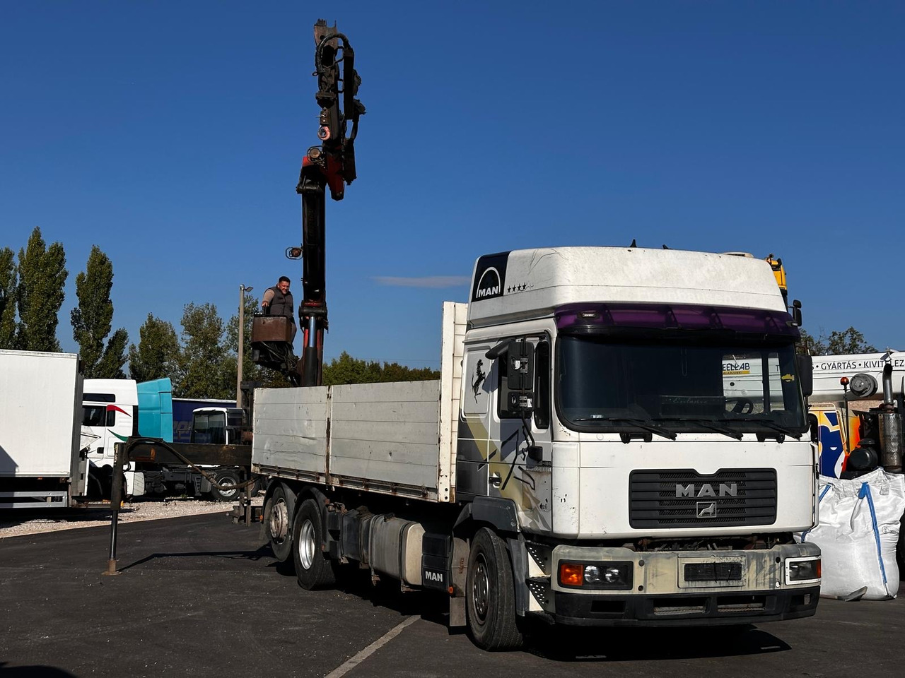 MAN F2000 26.413 Palfinger pk 16000 - Autokran: das Bild 4 MAN F2000 26.413 Palfinger pk 16000 - Autokran: das Bild 4